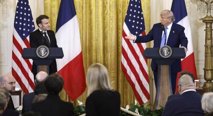 Trump’tan Macron’a yalanlama: Ateşkes için değil daha büyük bir şey için ayrıldım!