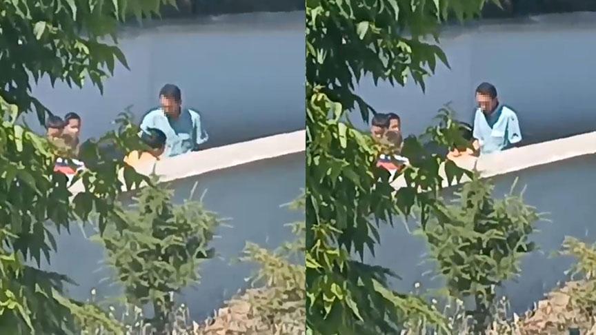 Müdür yardımcısı okul bahçesinde öğrenciye dehşeti yaşattı