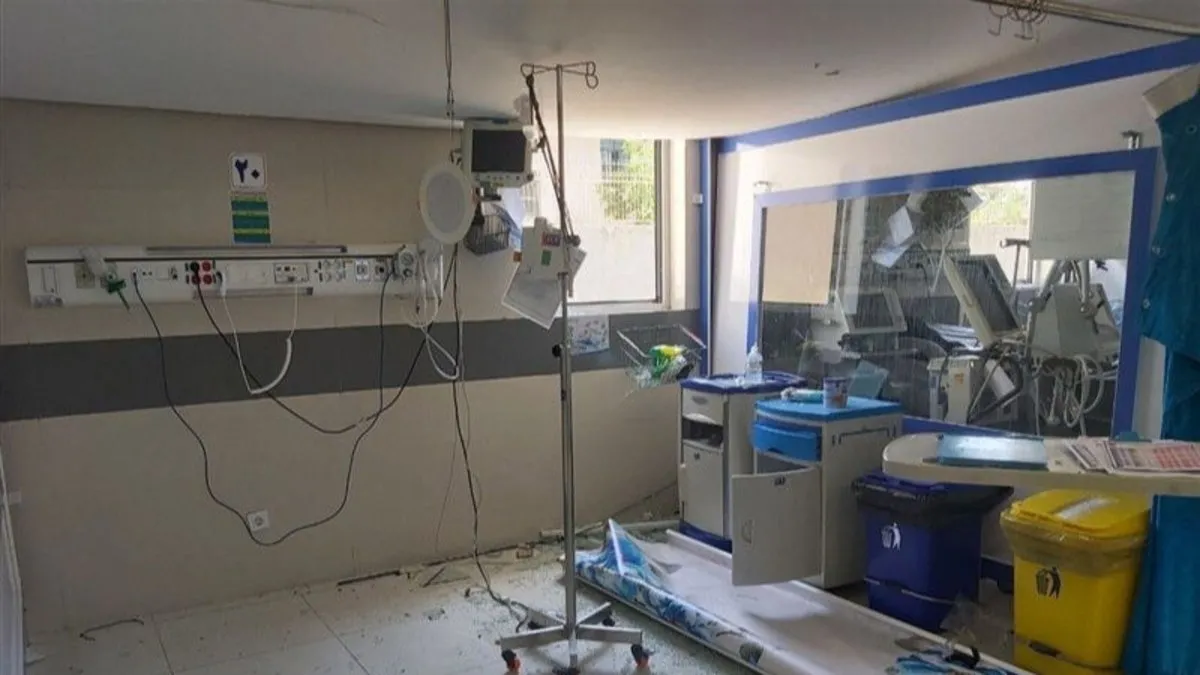 İşgalci İsrail İran'da hastane bombalamaya başladı: Kirmanşah'ta tedavi gören siviller hedef alındı