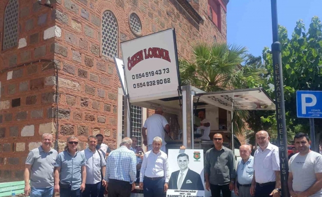 Şehit ve gazi ailelerinden Başkan Zeyrek için lokma hayrı